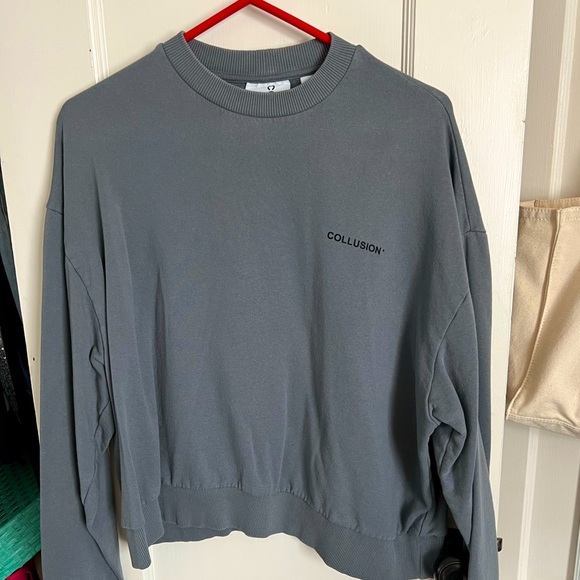COLLUSION - Size Small Grey Sweater - Picture 1 of 4